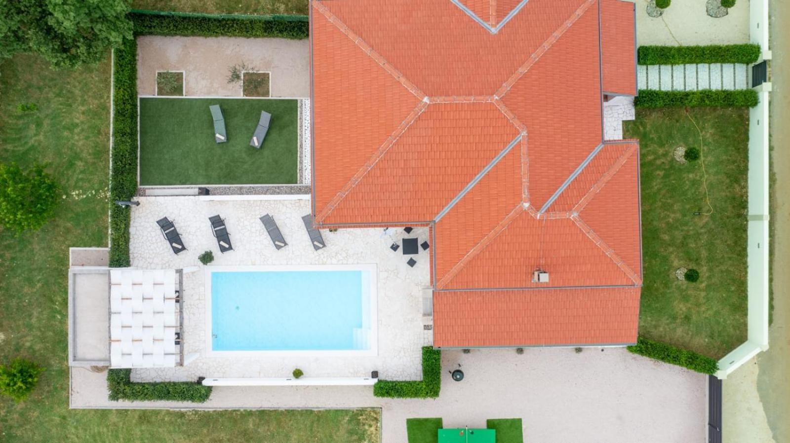 Holidayhouse Alirio With Heated Pool. Vrsi Ngoại thất bức ảnh
